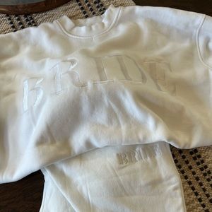 Six stories bride statement sweats